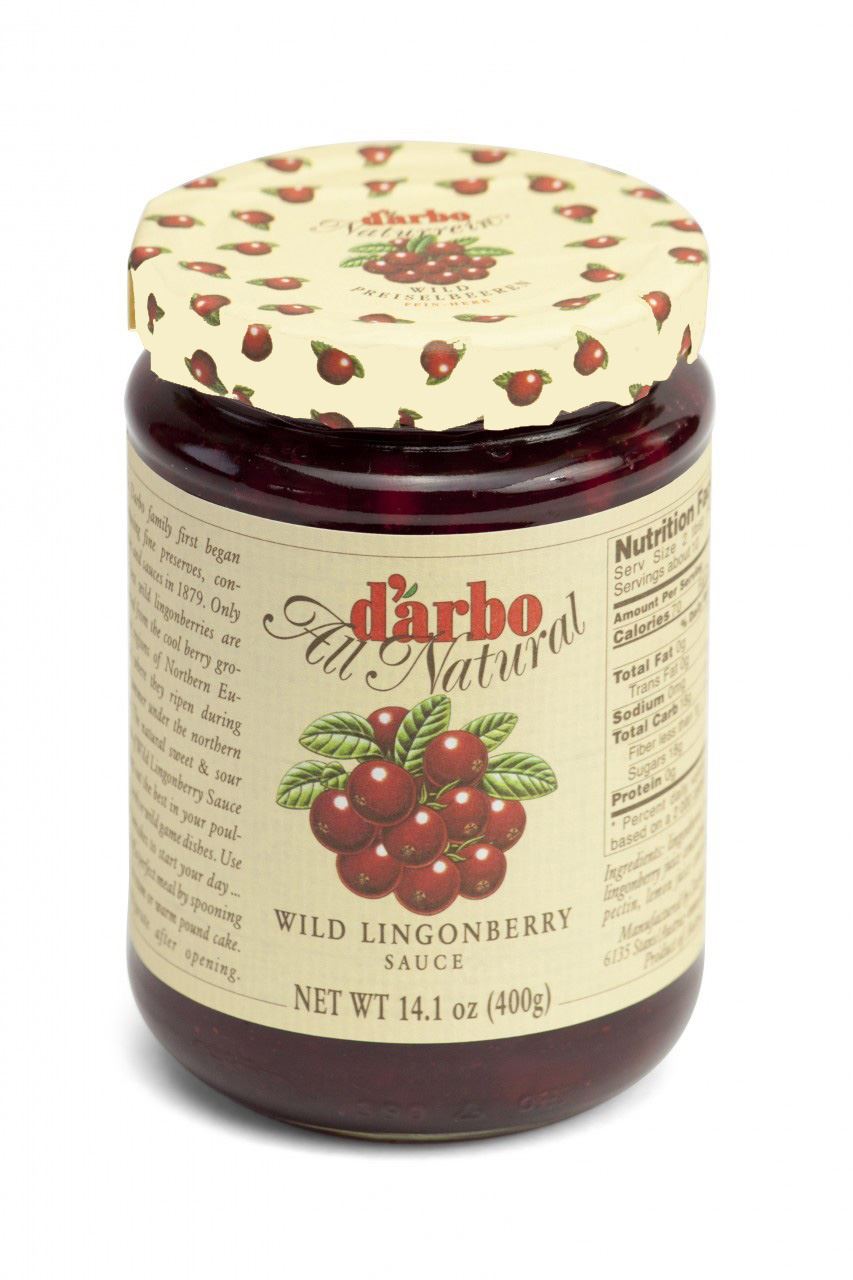 Lingonberry Sauce Wild D'arbo Lingonberries - Niblack Foods