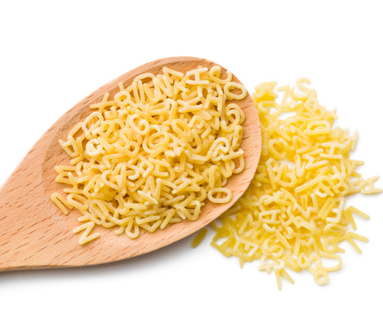 Alphabet Pasta Letter Noodles Pasta Niblack Foods