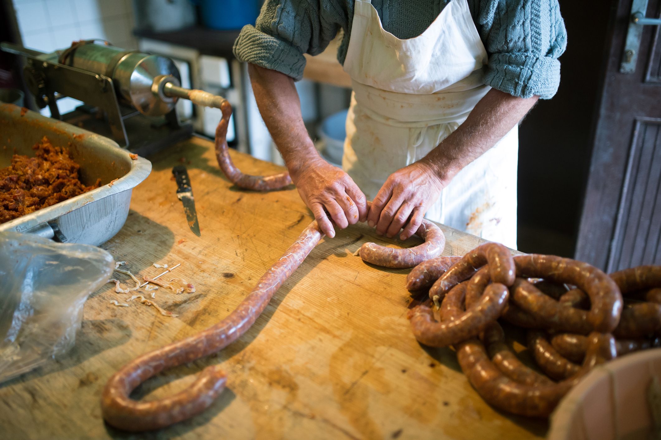 Sausage making at home