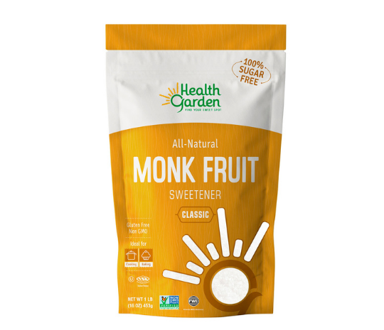 Monk Fruit Sweetener (Monkfruit) (Health Garden) - Niblack Foods